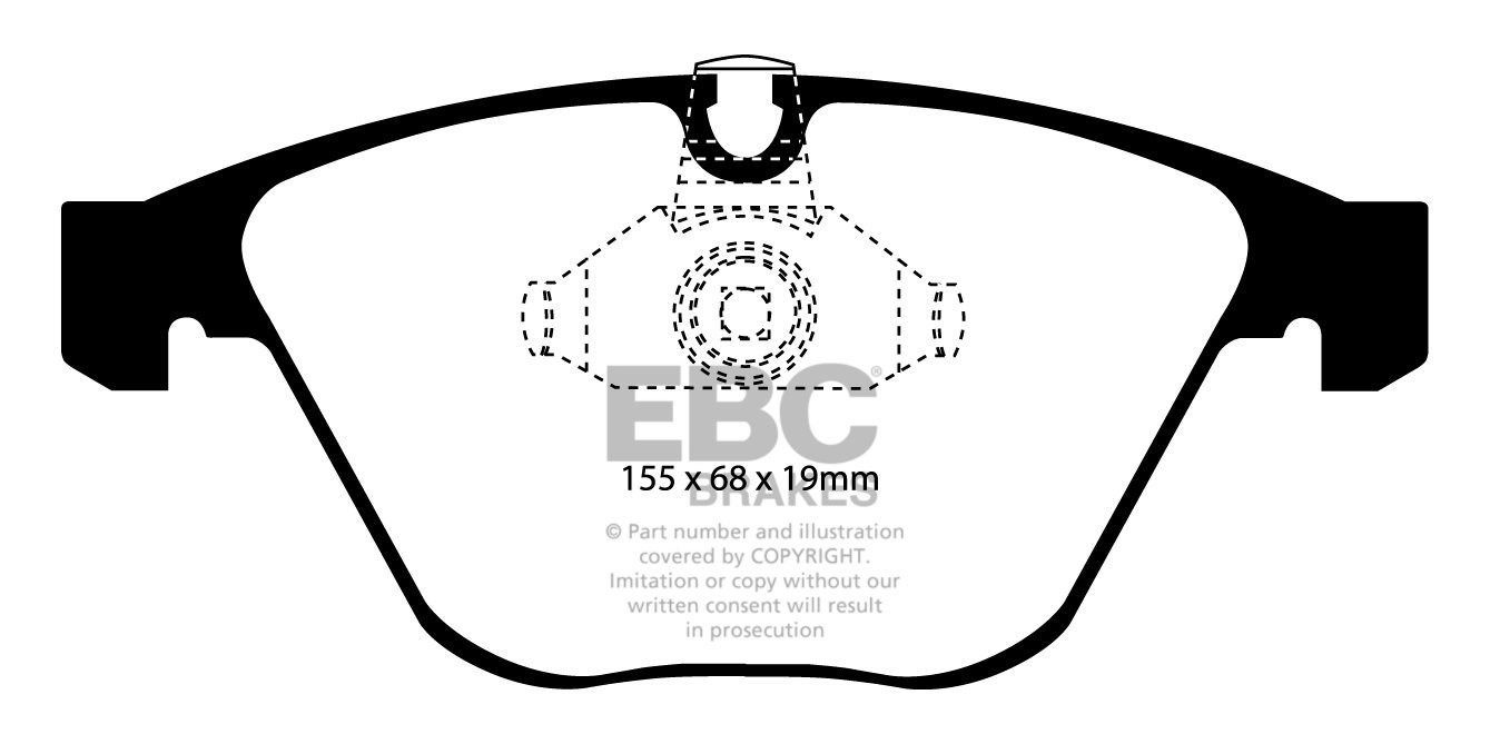 EBC Brakes BMW 740 4.0 (E66) 2005-2008 Remblokken voorzijde