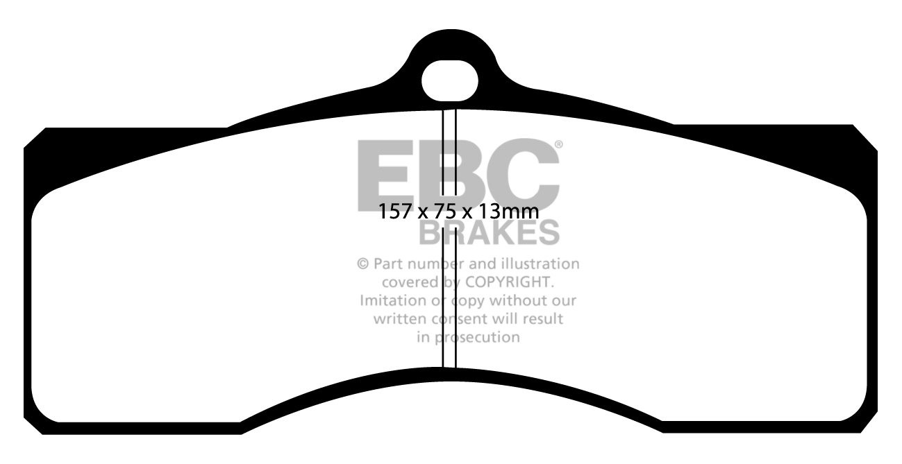 EBC Brakes CHEVROLET Camaro 7.0 1969 Remblokken voorzijde