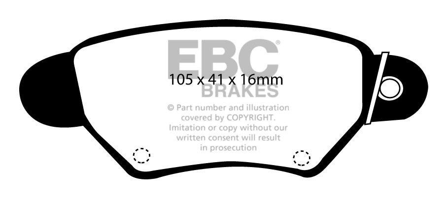 EBC Brakes VAUXHALL (OPEL) Astra Coupe 2.2 2000-2005 Remblokken