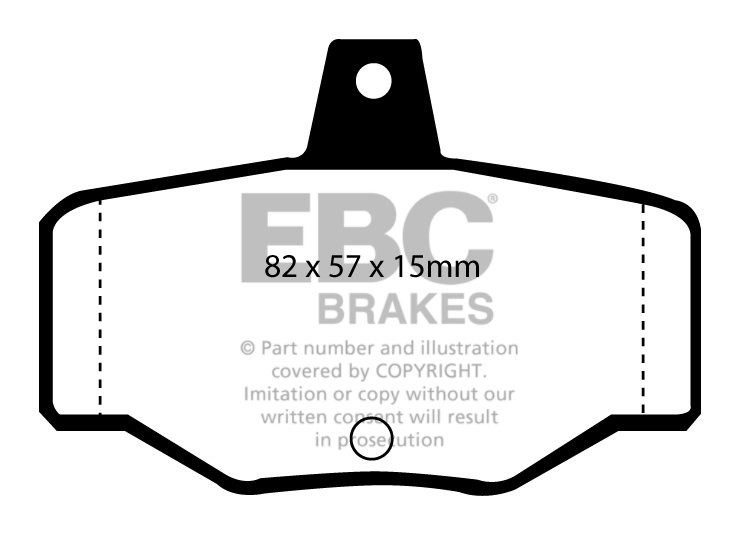 EBC Brakes NISSAN Primera 2.0 TD (P11) 96-2002 Remblokken achter