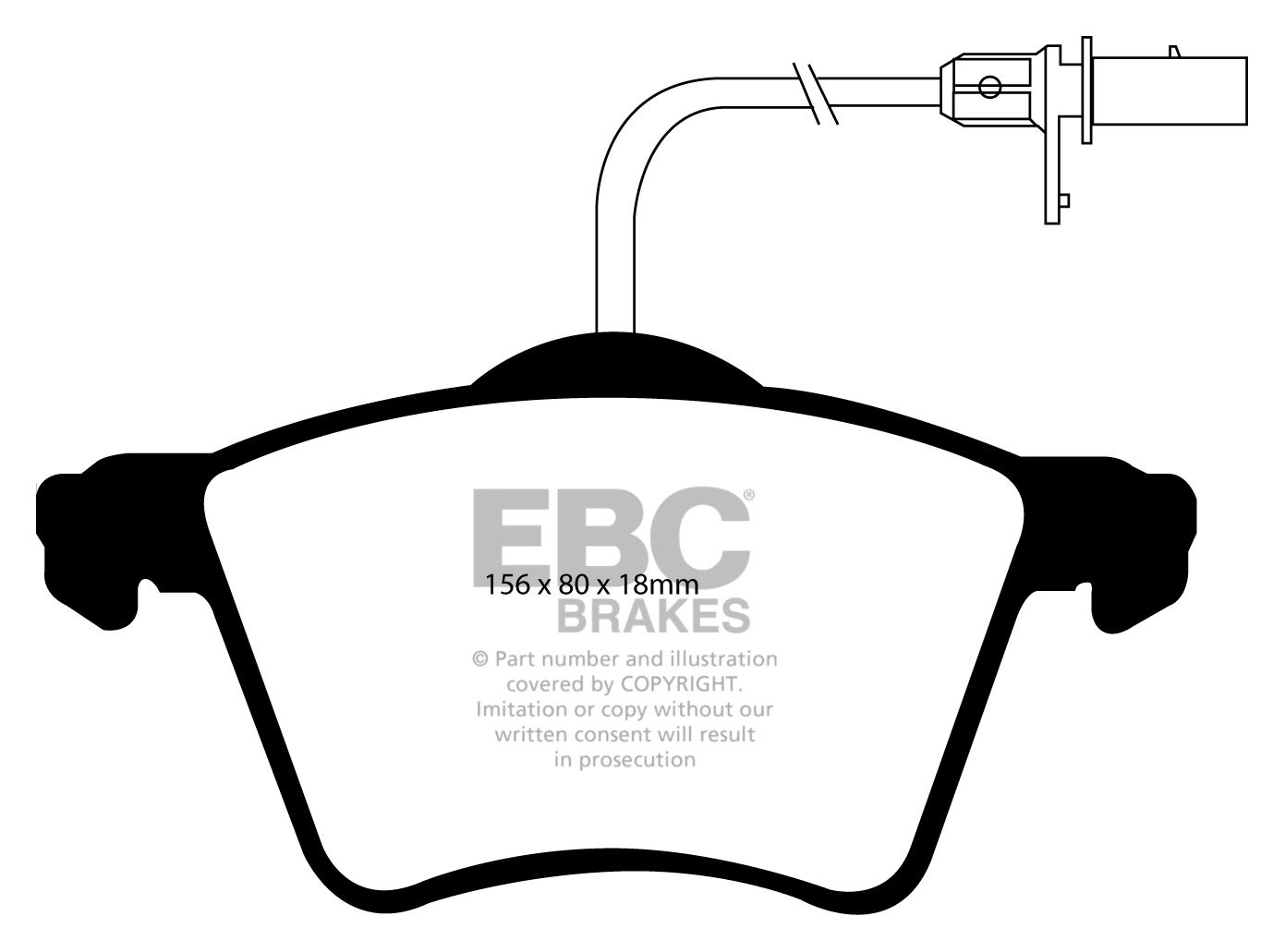 EBC Brakes VW Caravelle 2.8 98-99 Remblokken voorzijde