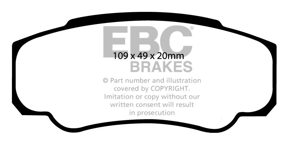 EBC Brakes PEUGEOT BEDRIJFSWAGEN Boxer 2.0 2001-2006 Remblokken