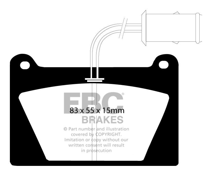 EBC Brakes MG Metro 1.3 Turbo 83-89 Remblokken voorzijde