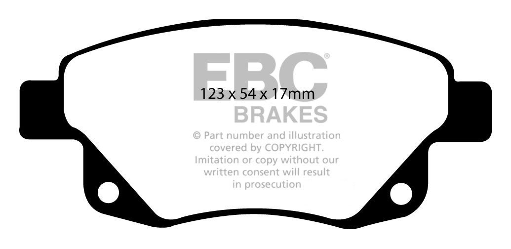 EBC Brakes FORD BEDRIJFSWAGEN Transit 430 2006-.. Remblokken ach