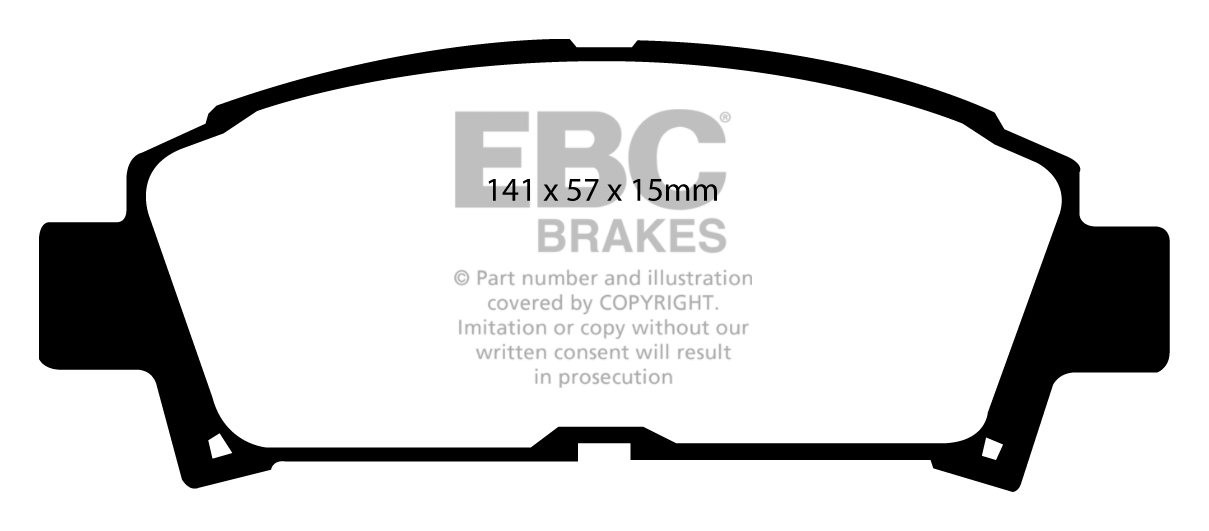 EBC Brakes TOYOTA Levin 1.6 Supercharged (AE101) 91-95 Remblokke