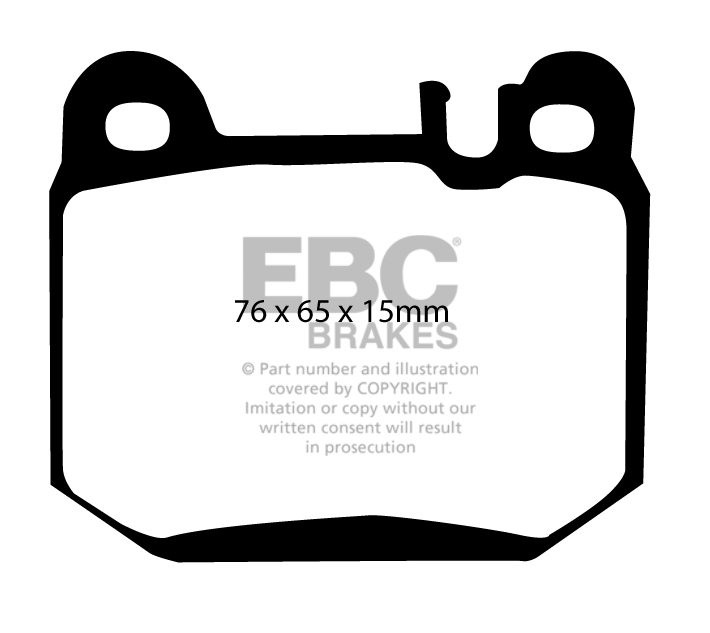 EBC Brakes MERCEDES M-Class (W163) ML430 (4.3) 2000-2005 Remblok
