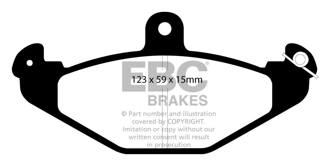 EBC Brakes LOTUS Exige 1.8 Supercharged (240) 2008-.. Remblokken