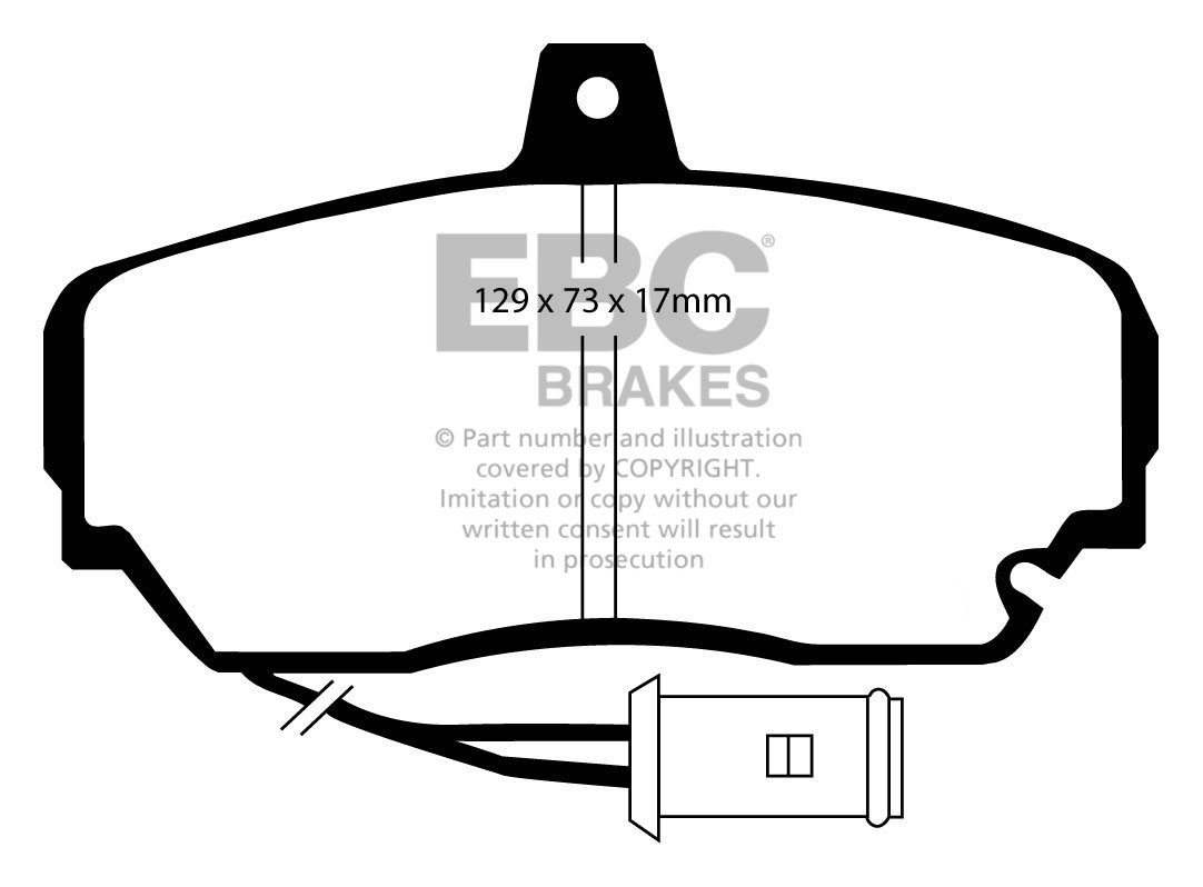 EBC Brakes HONDA Legend 2.5 (SA) 86-88 Remblokken voorzijde