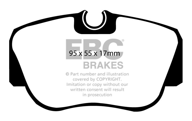 EBC Brakes MERCEDES 190/190E (W201) 2.5 TD 87-93 Remblokken voor