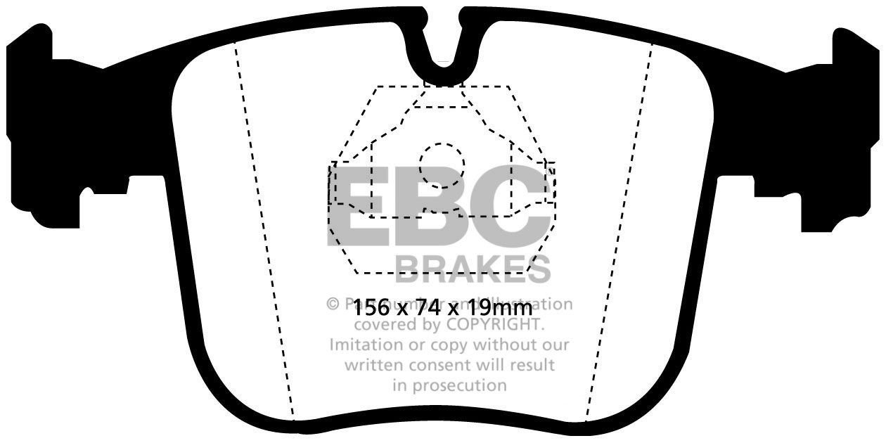 EBC Brakes BMW 840 4.0 (E31) 93-94 Remblokken voorzijde