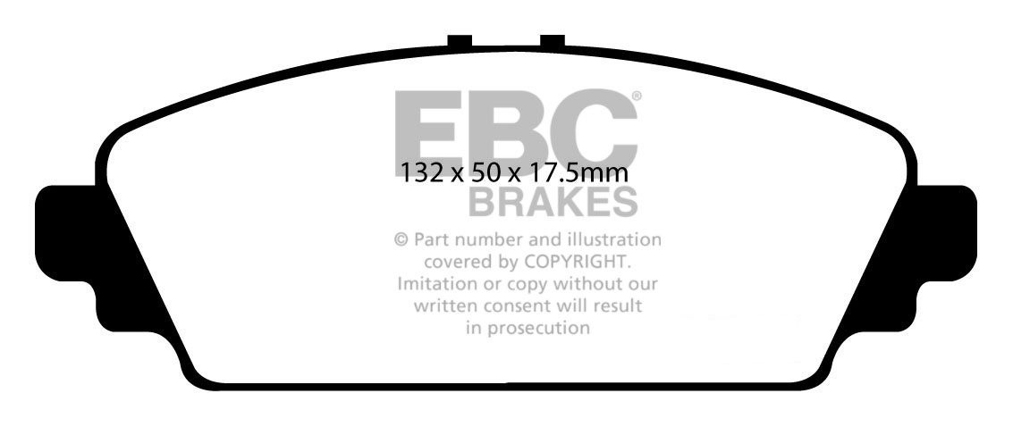 EBC Brakes HONDA Accord 1.6 (CK) 99-2003 Remblokken voorzijde