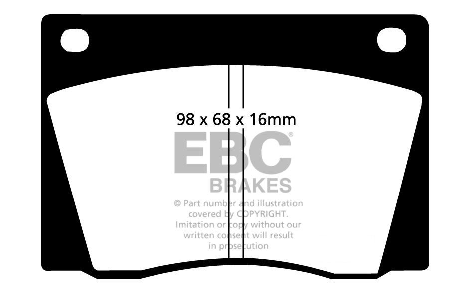 EBC Brakes ALFA ROMEO Giulia (101) 1.6 Sprint 62-64 Remblokken v