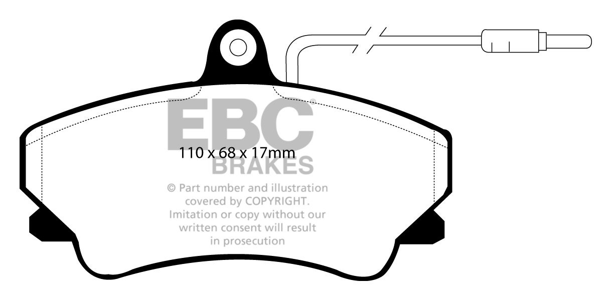 EBC Brakes RENAULT Espace 2.0 91-96 Remblokken voorzijde