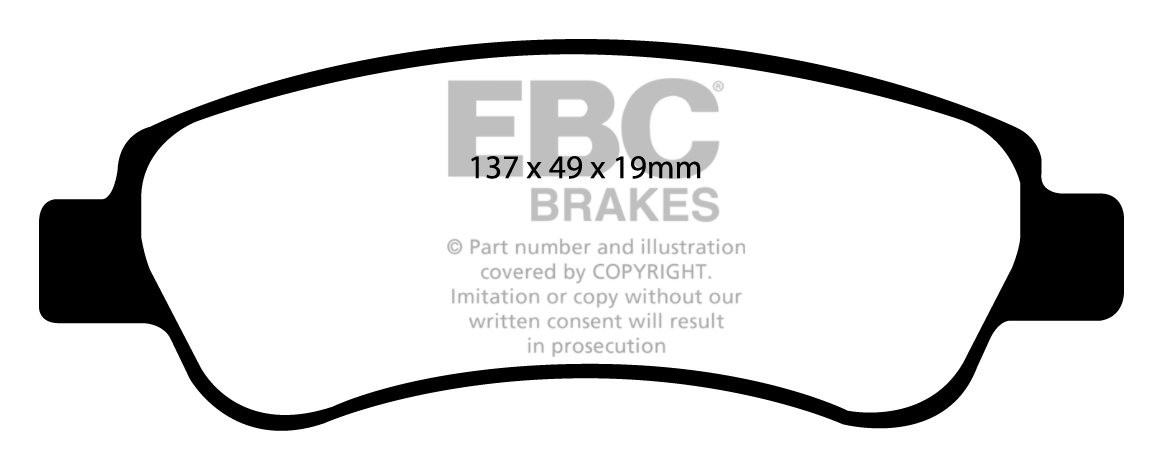 EBC Brakes PEUGEOT BEDRIJFSWAGEN Boxer 2.2 TD (120) 2006-.. Remb