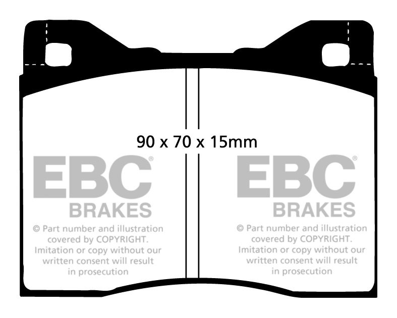 EBC Brakes BMW 518 1.8 (E12) 76-79 Remblokken voorzijde
