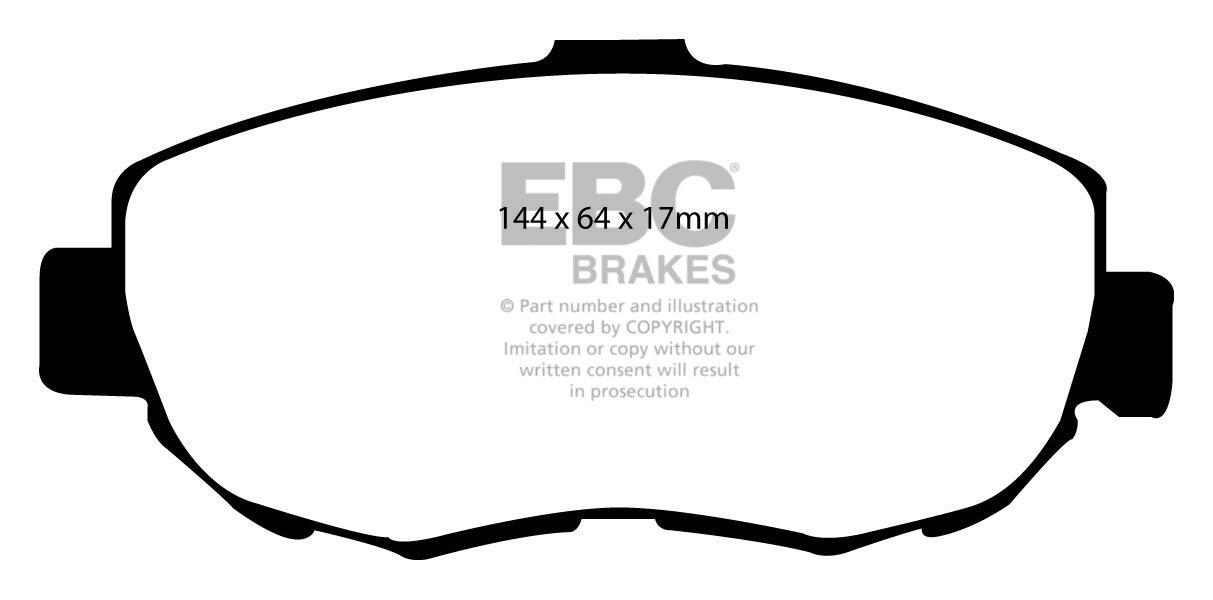EBC Brakes TOYOTA Aristo 3.0 (JZS160) 97-.. Remblokken voorzijde