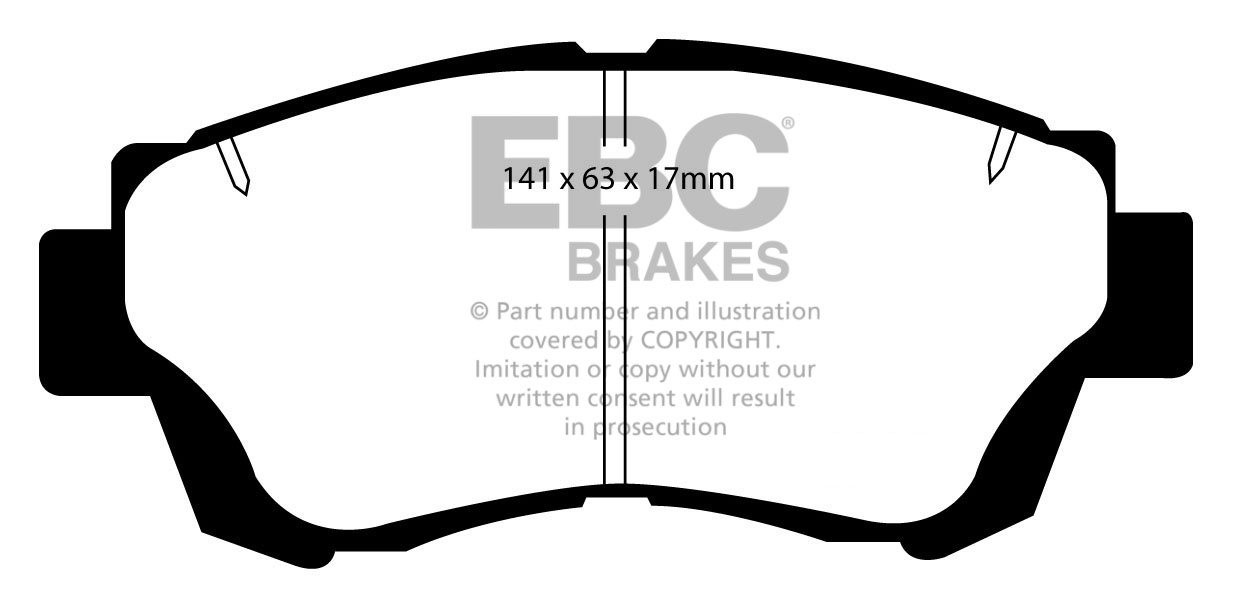 EBC Brakes TOYOTA Altezza 2.0 (GXE10) 98-2001 Remblokken voorzij
