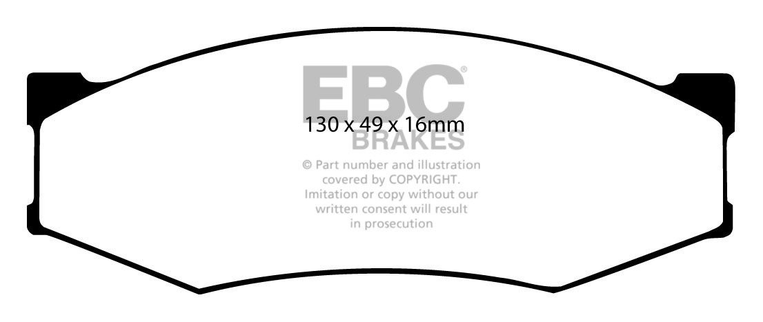 EBC Brakes NISSAN Skyline (R30) 2.0 Turbo 81-85 Remblokken voorz