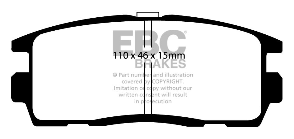 EBC Brakes CHEVROLET Captiva 2.0 TD 2007-.. Remblokken achterzij
