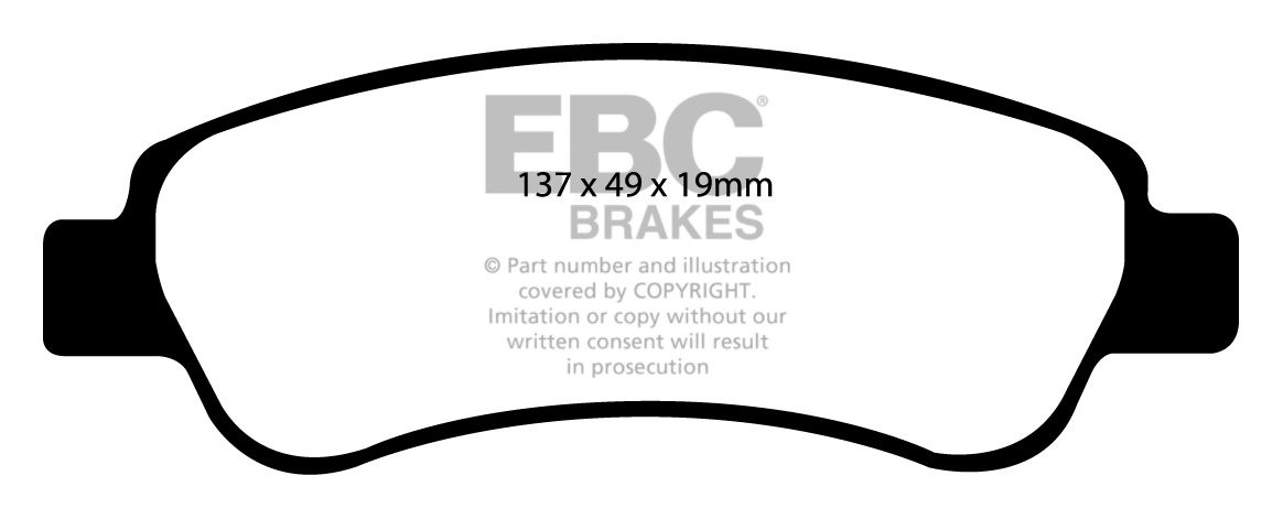 EBC Brakes ALFA ROMEO Alfa 75 2.0 TD 85-92 Remblokken voorzijde