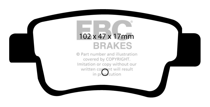 EBC Brakes FIAT Grande Punto Abarth 1.4 Turbo (180) 2007-.. Remb