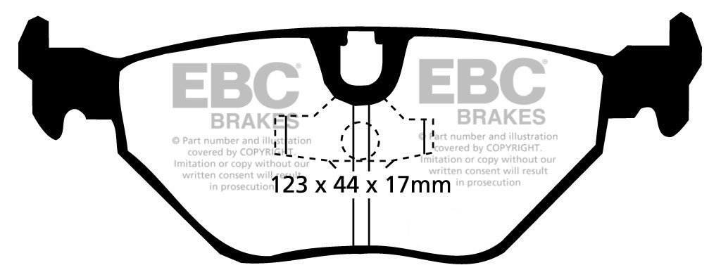 EBC Brakes ASTON MARTIN DB7 3.2 Supercharged 93-97 Remblokken ac