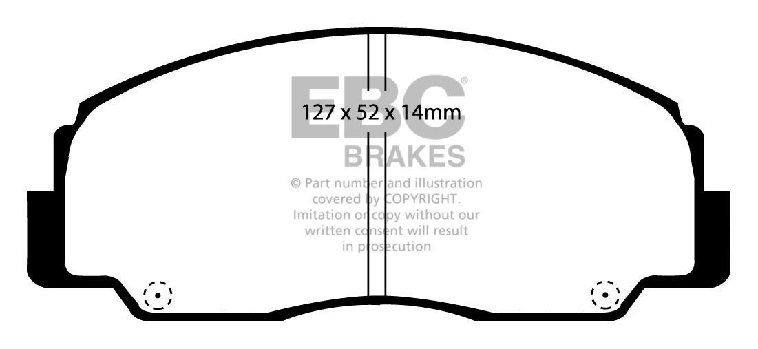 EBC Brakes DAIHATSU Fourtrak/Rugger 2.8 TD (F70 F75 F77) 89-93 R