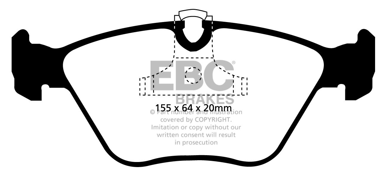 EBC Brakes DODGE (USA) Caliber 2.0 2008-2011 Remschijf grooved d