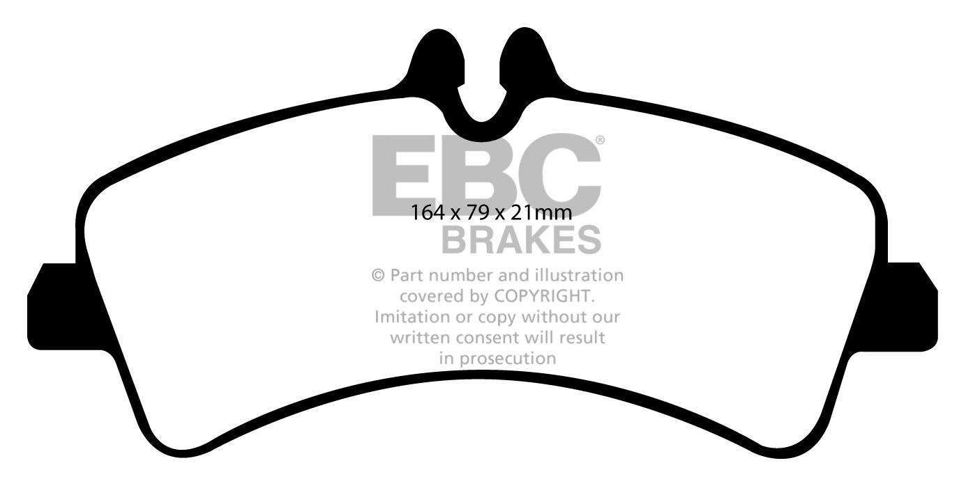 EBC Brakes MERCEDES BEDRIJFSWAGEN Sprinter 510D 2.1 TD 2009-.. R
