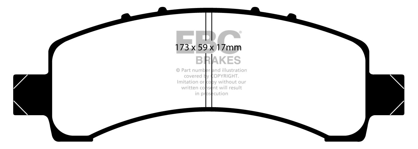 EBC Brakes CHEVROLET Avalanche 5.3 2WD (1500) 2003-2006 Remblokk