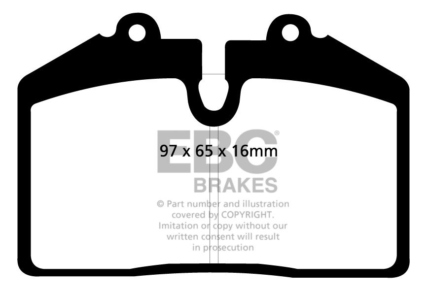EBC Brakes ALFA ROMEO Giulia (101) 1.6 Sprint 62-64 Remblokken a