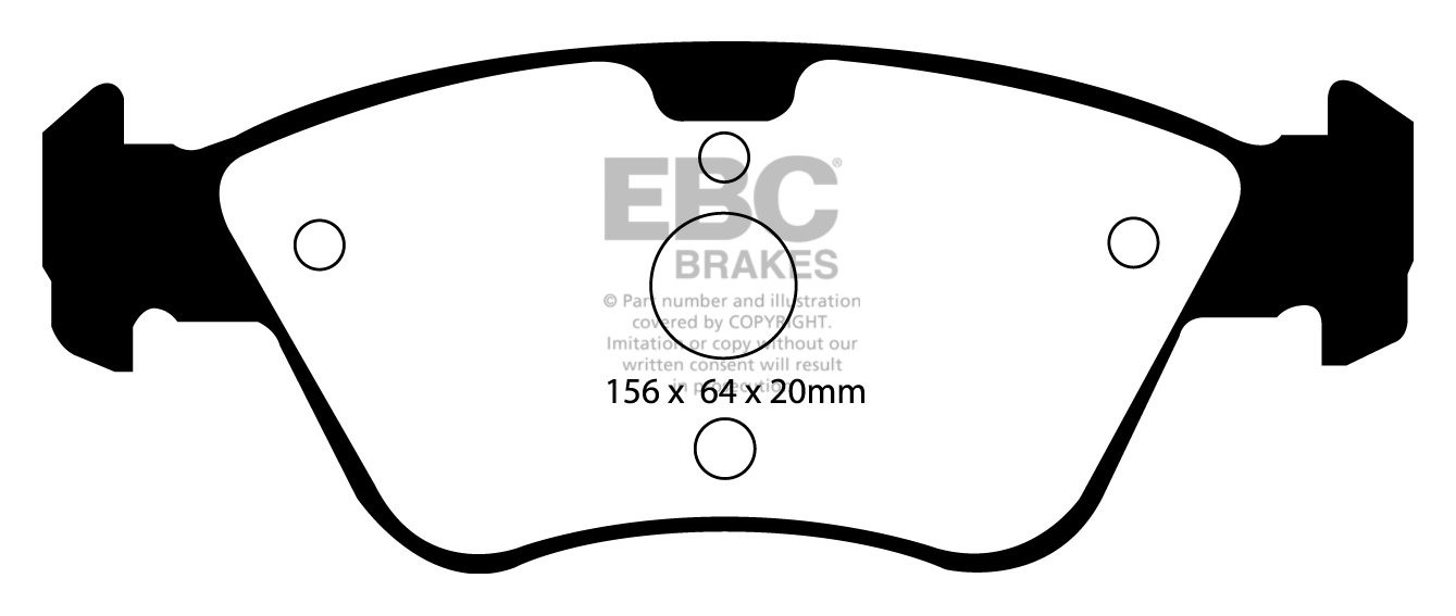 EBC Brakes MERCEDES E-Class (W210) E300 Turbo D Station 96-2000