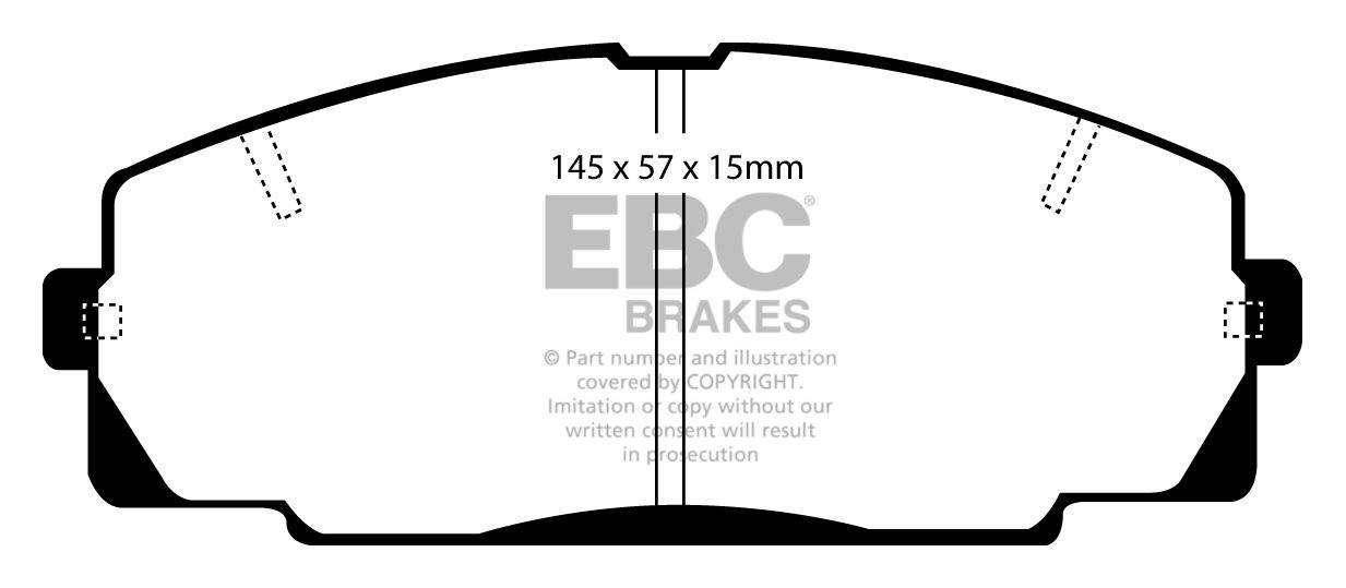 EBC Brakes TOYOTA BEDRIJFSWAGEN Hi-Ace 2.4 D (LXH12) 95-96 Rembl
