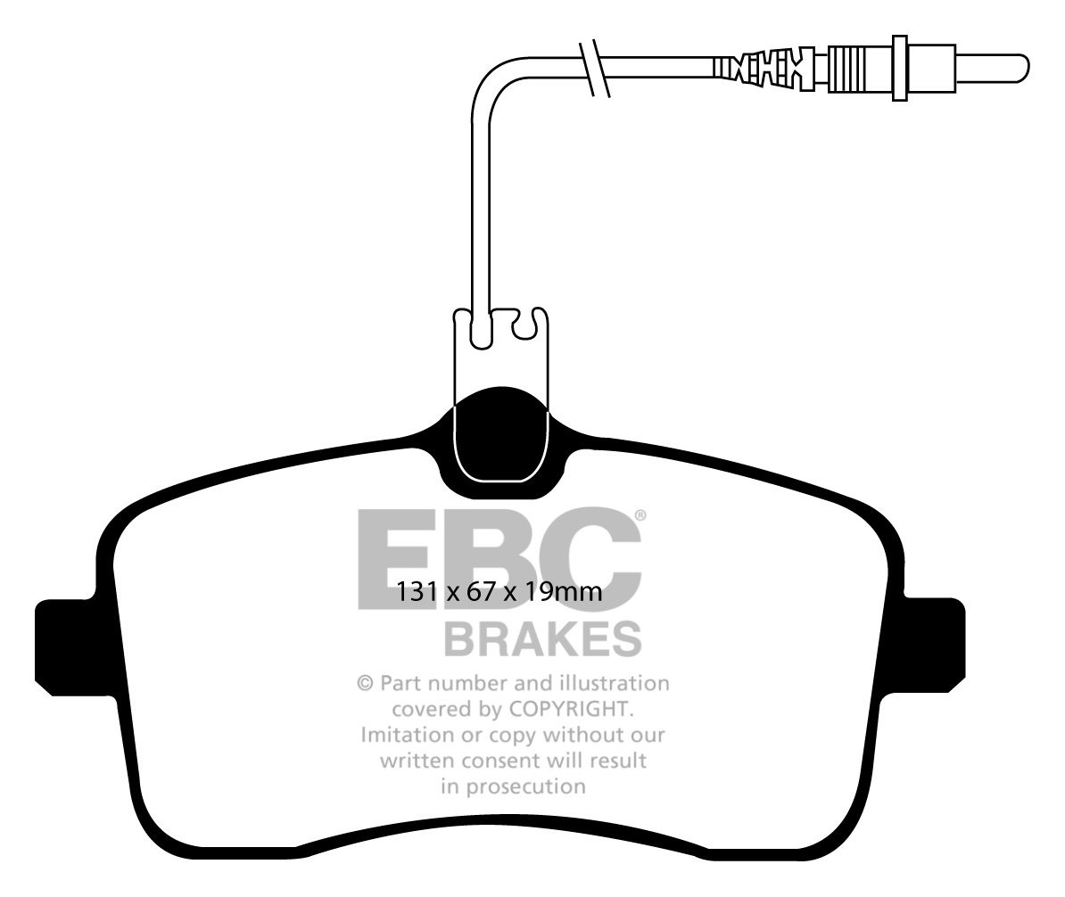 EBC Brakes PEUGEOT 407 2.0 2004-2010 Remblokken voorzijde