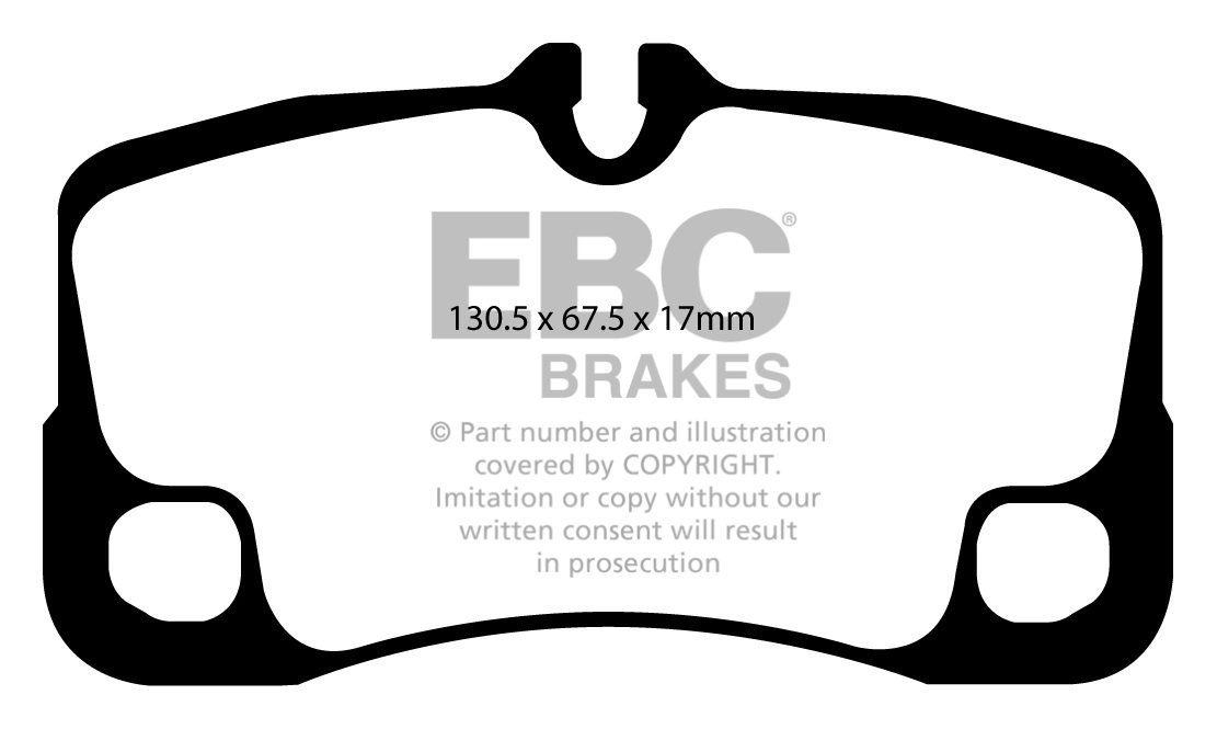 EBC Brakes PORSCHE 911 (997) (Cast Iron Disc Only) 3.8 Carrera 4