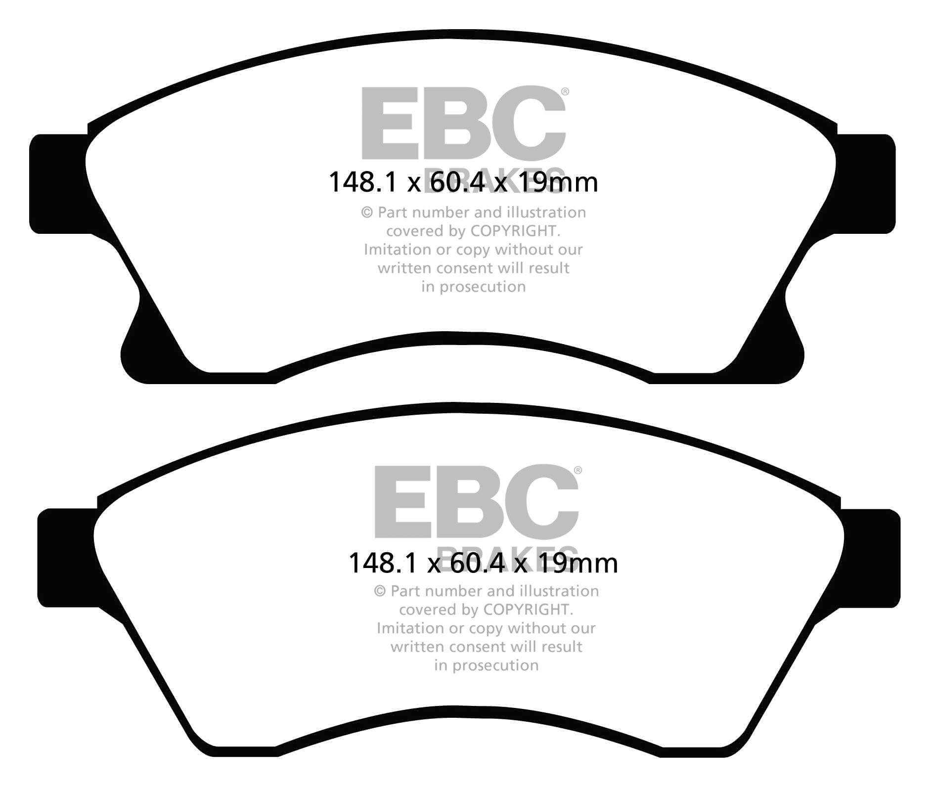 EBC Brakes VAUXHALL (OPEL) Astra 1.7 TD (110) 2009-.. Remblokken