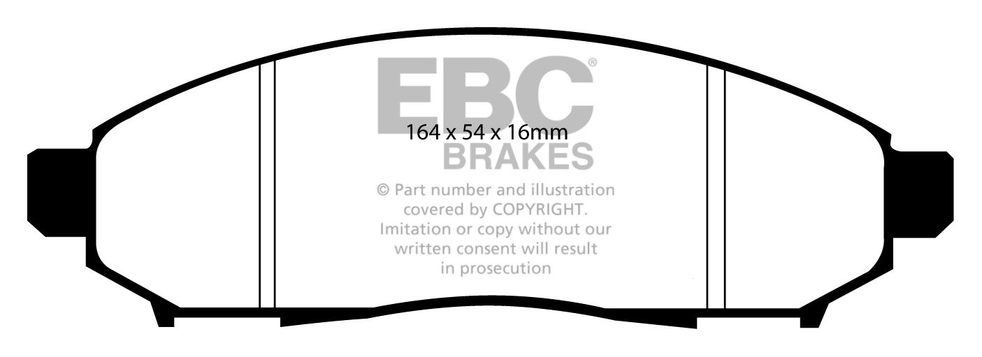 EBC Brakes NISSAN Pathfinder 2.5 TD (295mm Discs) 2005-.. Remblo
