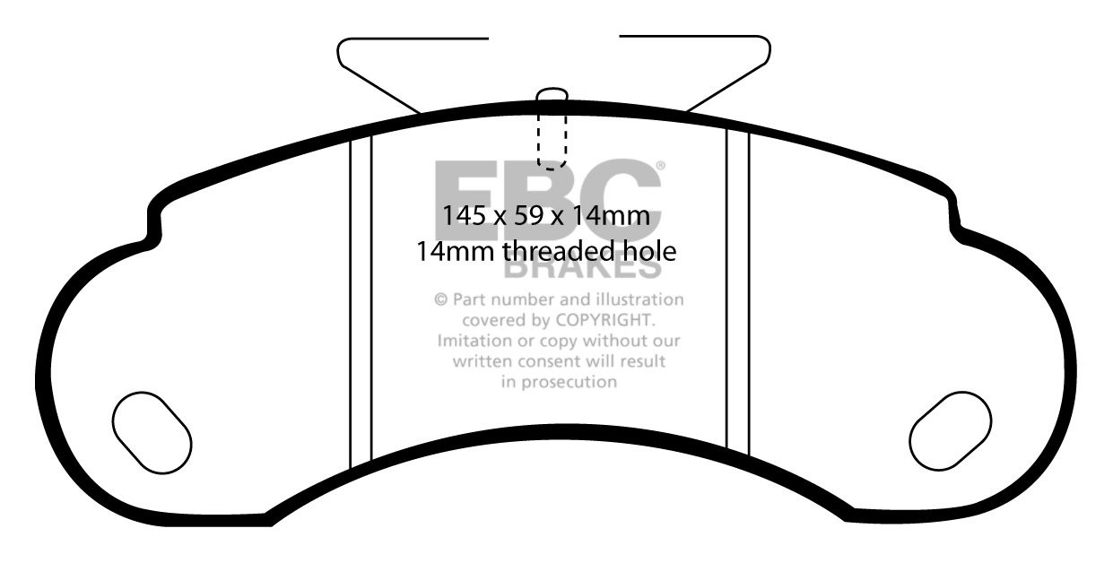 EBC Brakes MERCEDES G-Wagon (W463) G500 98-.. Remblokken voorzij