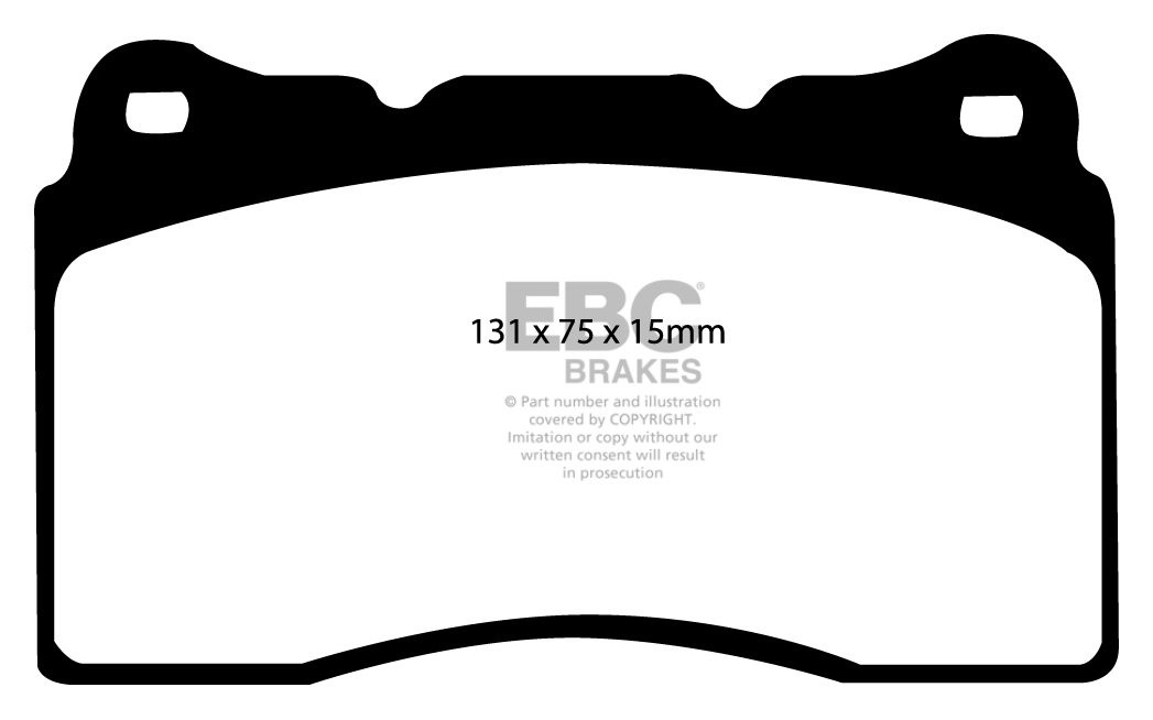 EBC Brakes MITSUBISHI Lancer Evo 5 2.0 Turbo GSR 97-99 Remblokke
