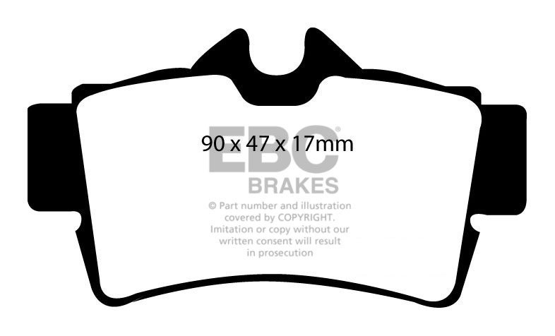 EBC Brakes FORD Mustang 4.6 96-98 Remblokken achterzijde