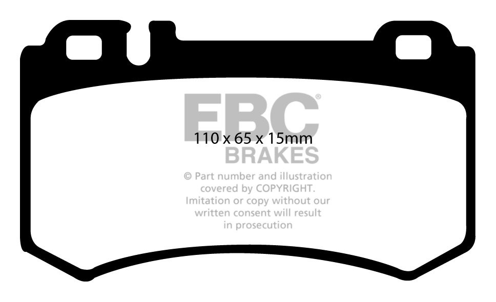 EBC Brakes MERCEDES CL-Class (C215) CL55 AMG 2003-2006 Remblokke