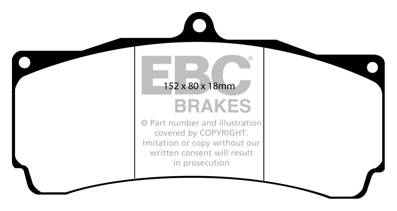 EBC Brakes BMW 335 3.0 TD (E90) 2010-.. Remblokken voorzijde