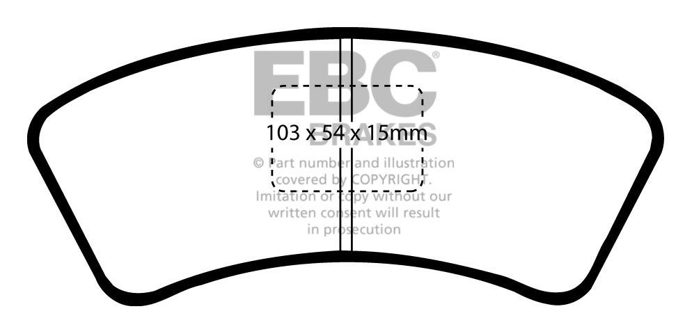 EBC Brakes MAZDA BEDRIJFSWAGEN 323 Van 1.5 87-90 Remblokken voor