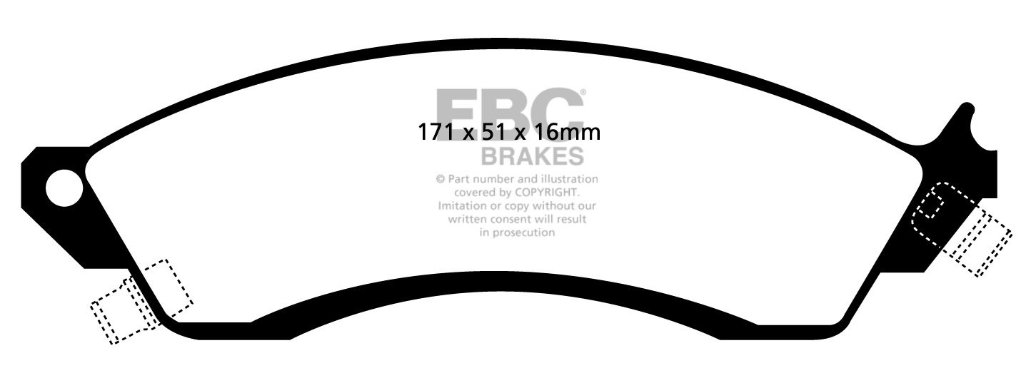 EBC Brakes PONTIAC Firebird 5.7 Performance Package 88-92 Remblo