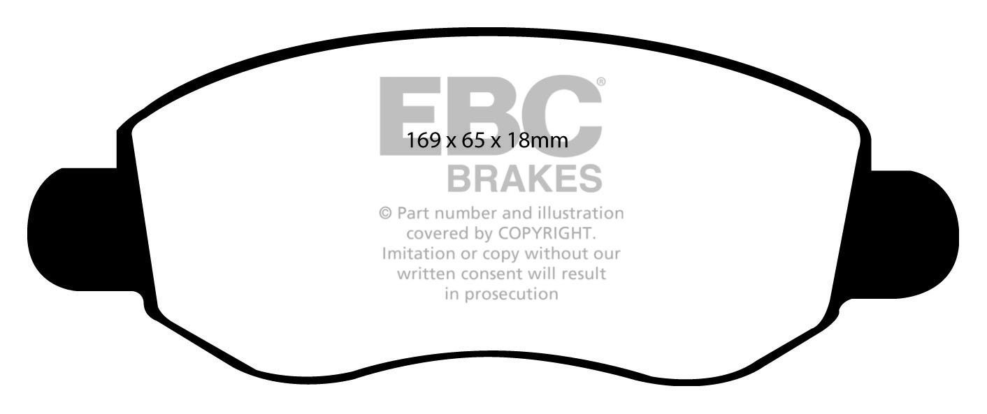 EBC Brakes FORD BEDRIJFSWAGEN Transit 425 2000-2006 Remblokken v